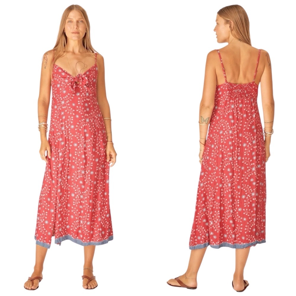 Natalie Martin Sophie Midi Dress Pinwheel Floral